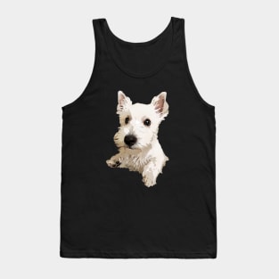 West Highland Terrier Puppy Dog Tank Top